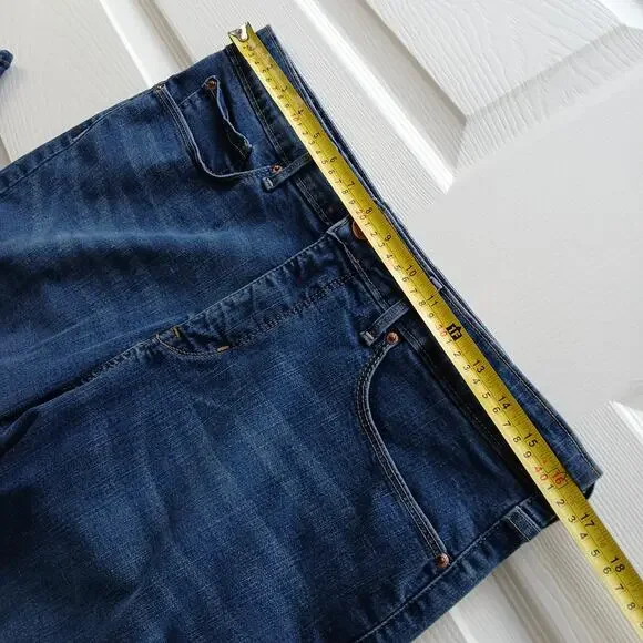 Levi Signature Gold Label Bootcut Jeans 16L W33 L34 blue medium wash high rise - Picture 9 of 15